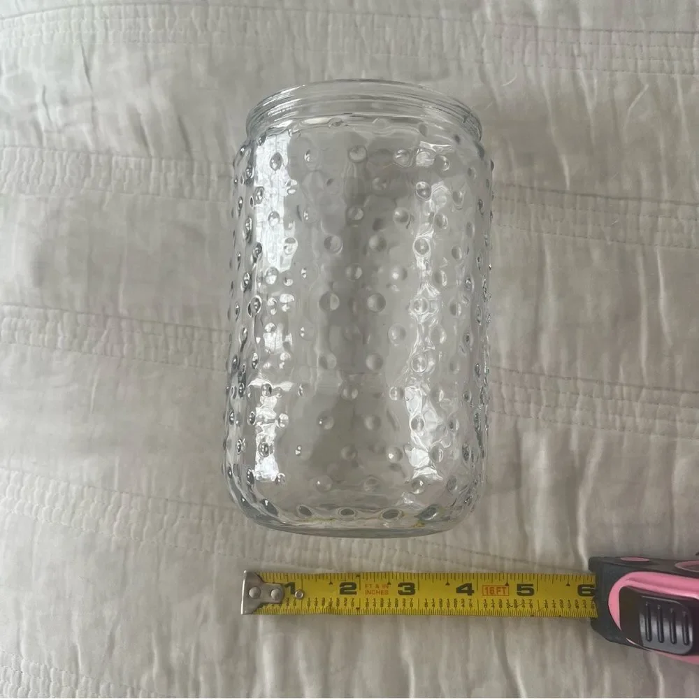 World Market - Large Hobnail Glass Jar